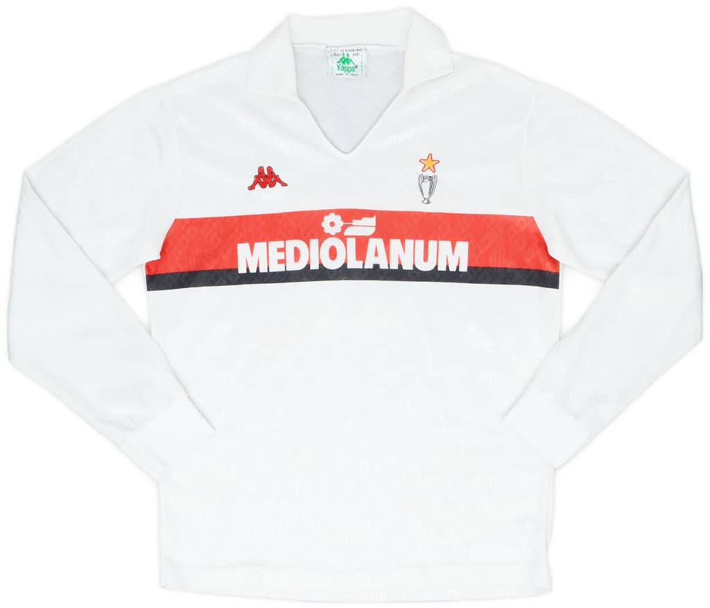 1988-89 AC Milan Away L/S Shirt - 6/10 - (M)