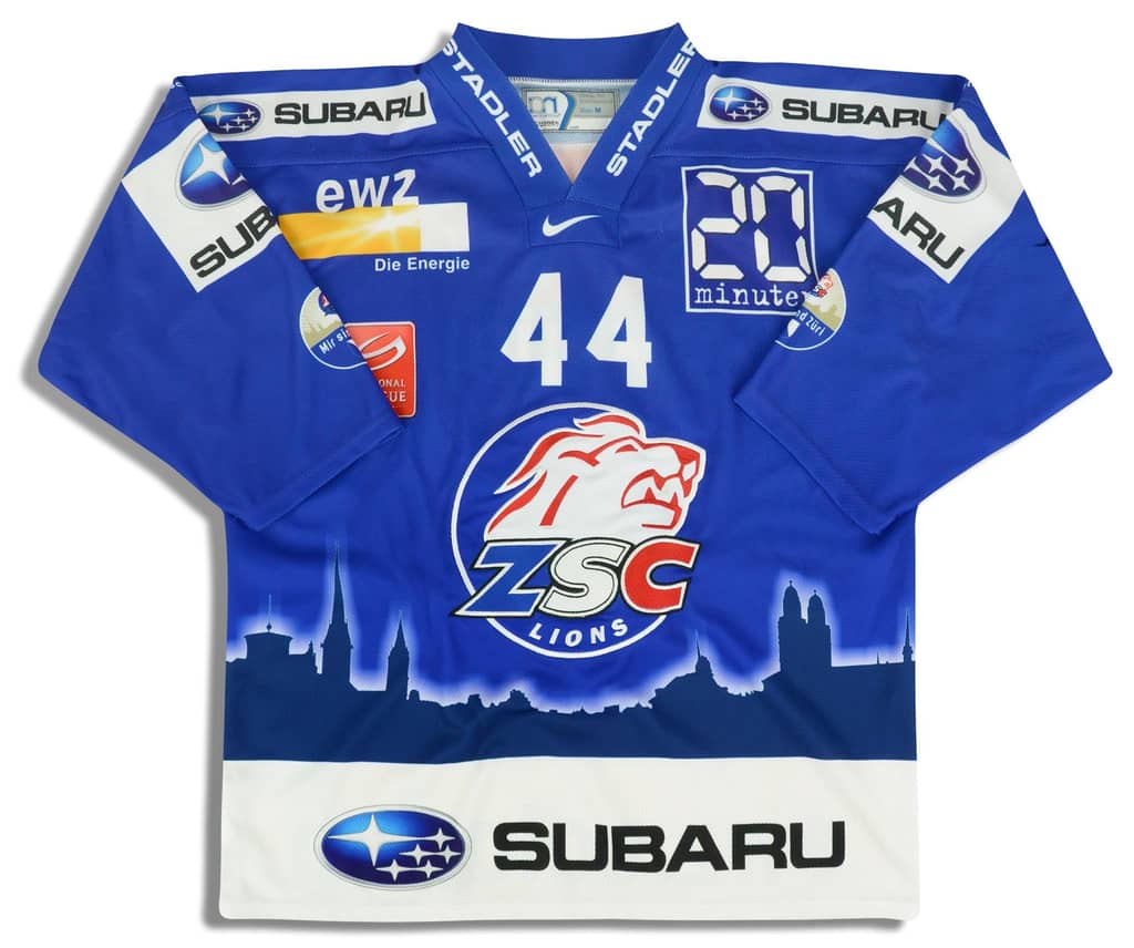 2011-12 ZSC Lions Ambühl #44 Ochsner Jersey (Home) M