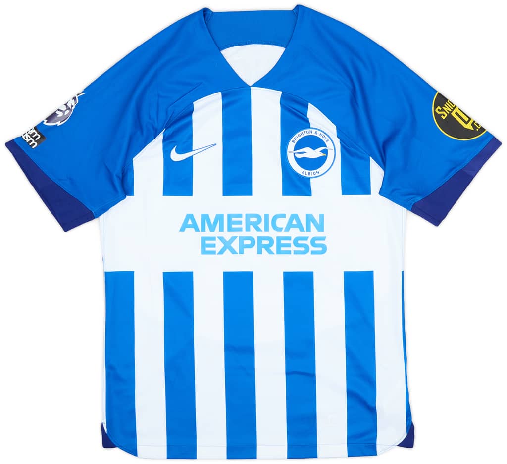 2023-24 Brighton Match Issue Home Shirt Adingra #24