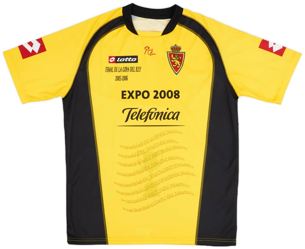2005-06 Real Zaragoza 'Copa Del Rey Final 2005-06' Third Shirt - 8/10 - (L)
