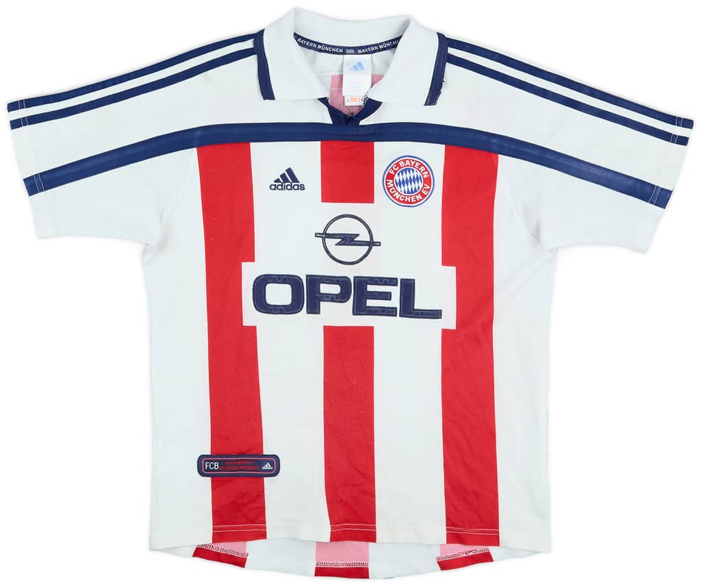 2000-01 Bayern Munich Away Shirt Elber #9 - 5/10 - (XL.Boys)