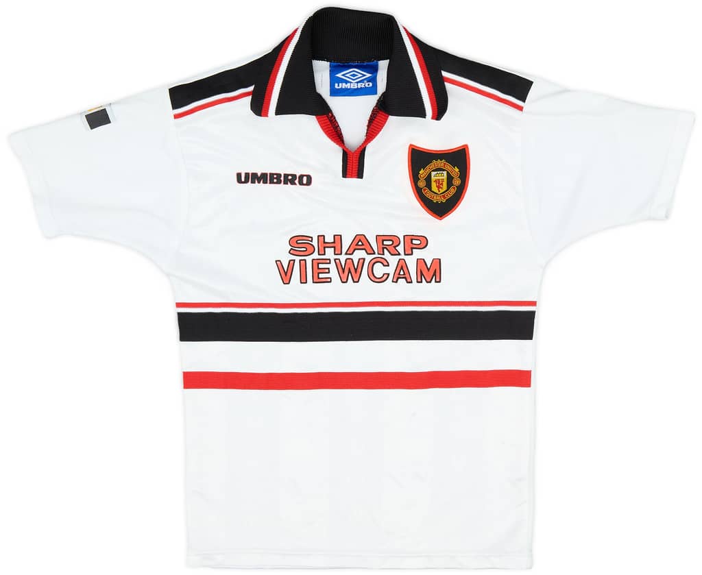1997-99 Manchester United Away Shirt - 8/10 - (S.Boys)