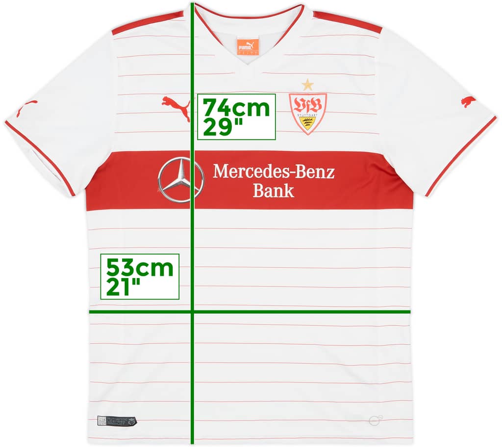 2013-14 Stuttgart Home Shirt - 6/10 - (L)