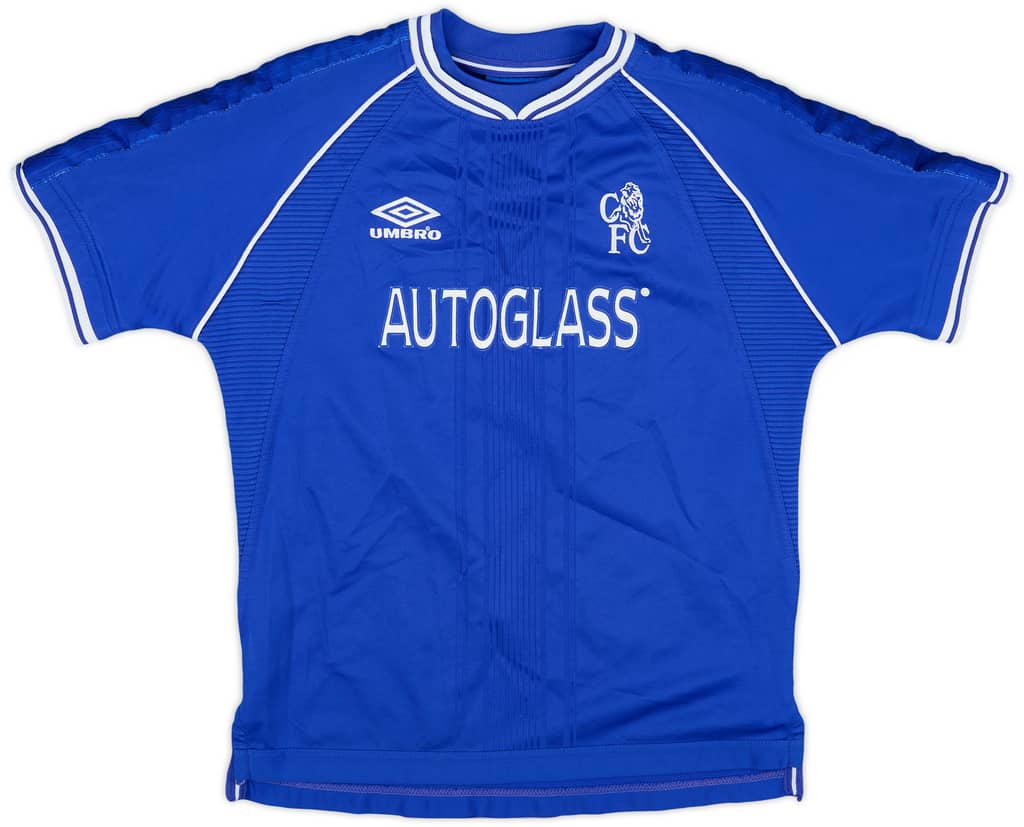 1999-01 Chelsea Home Shirt - 8/10 - (L.Boys)