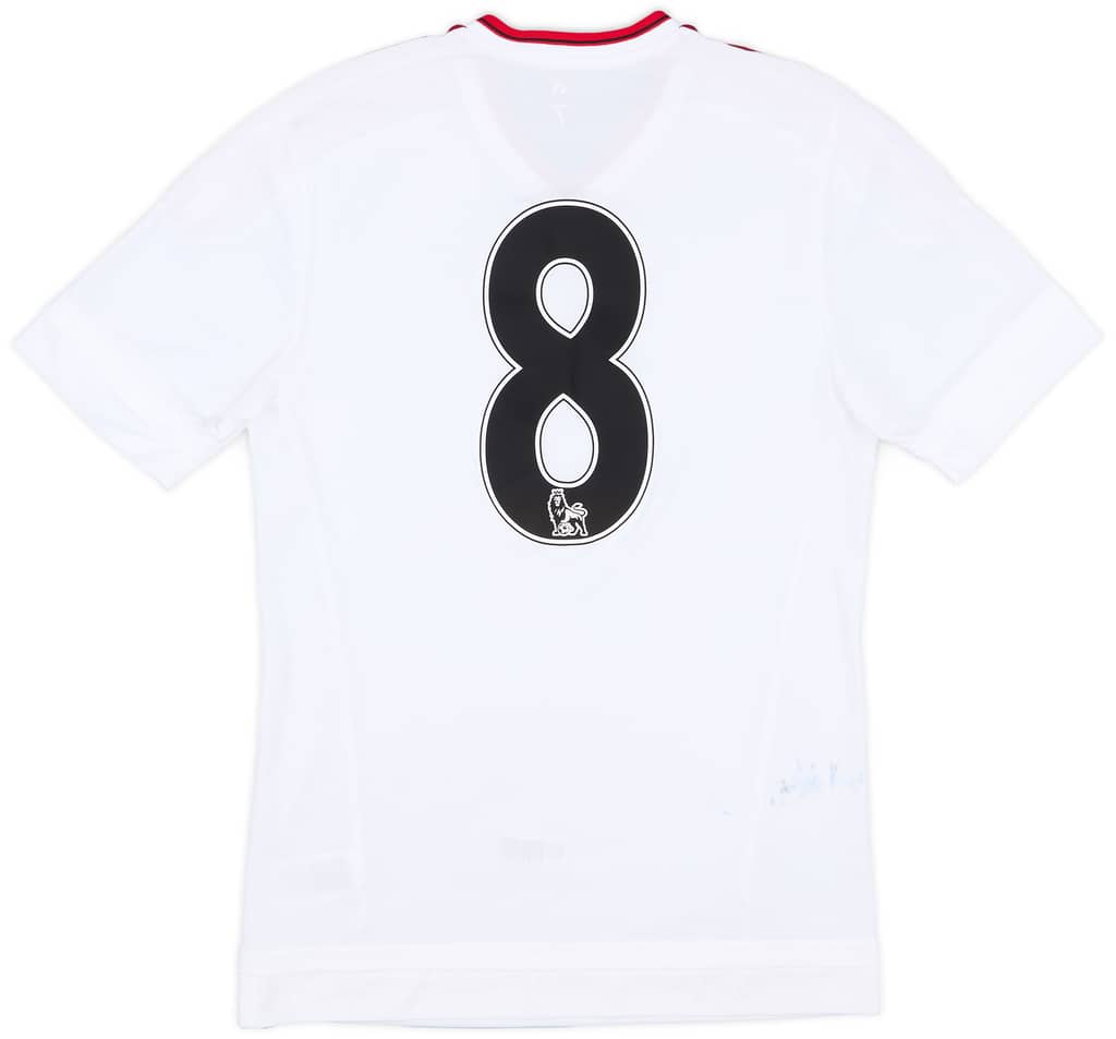 2015-16 Manchester United Player Issue Away Shirt #8 - 7/10 - (M/L)