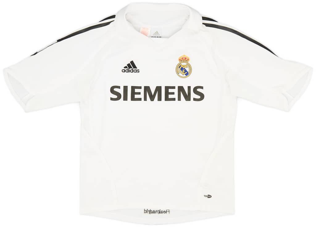 2005-06 Real Madrid Home Shirt - 7/10 - (L.Boys)