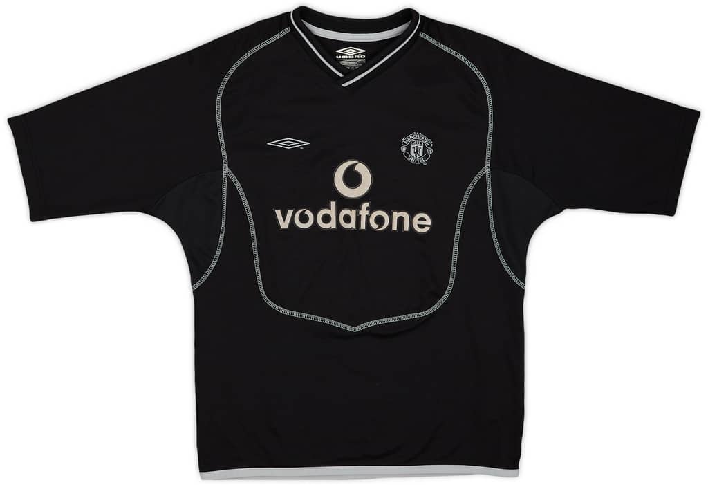 2000-02 Manchester United GK S/S Shirt - 8/10 - (L.Boys)