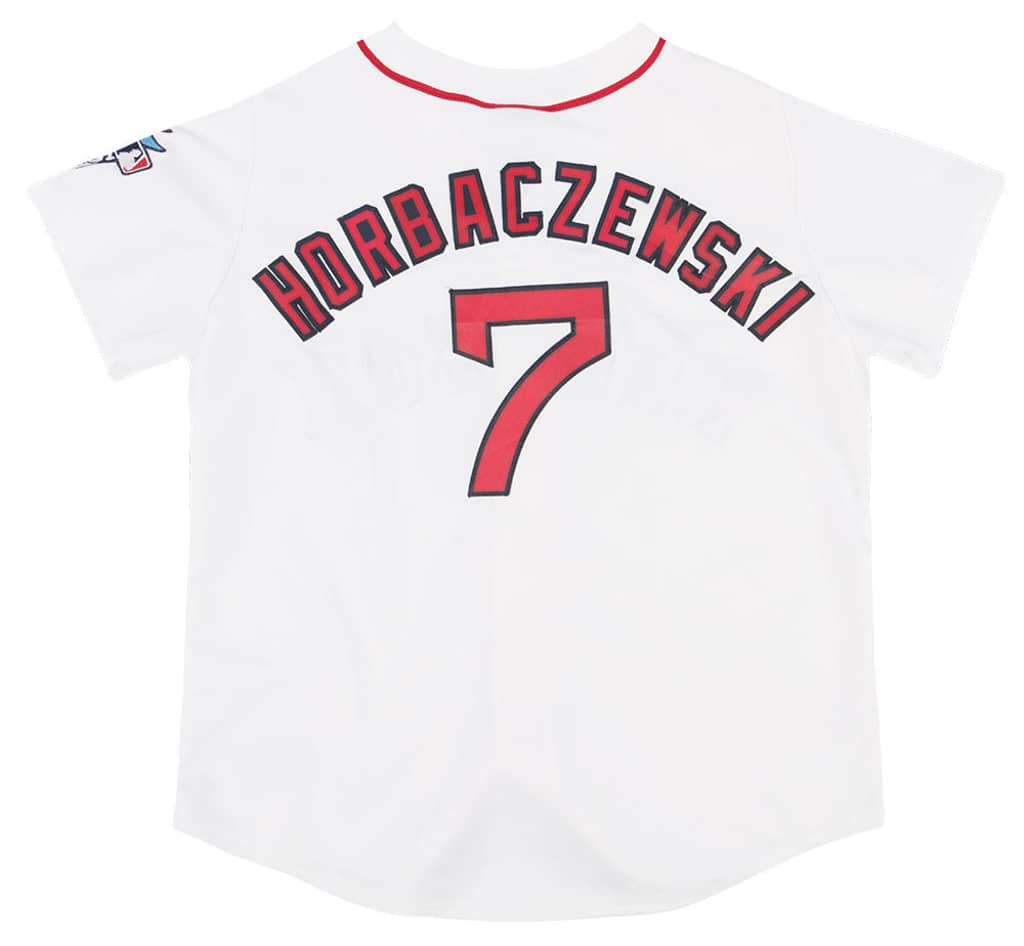 2013 Boston Red Sox Horbaczewski #7 Majestic Jersey (Home) Womens (L)