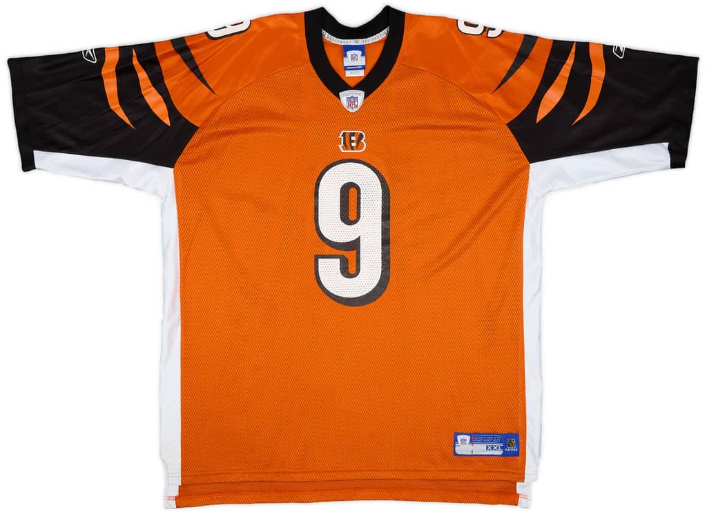 2005-06 Cincinnati Bengals Palmer #9 Reebok On Field Alternate Jersey - 8/10 - (XXL)