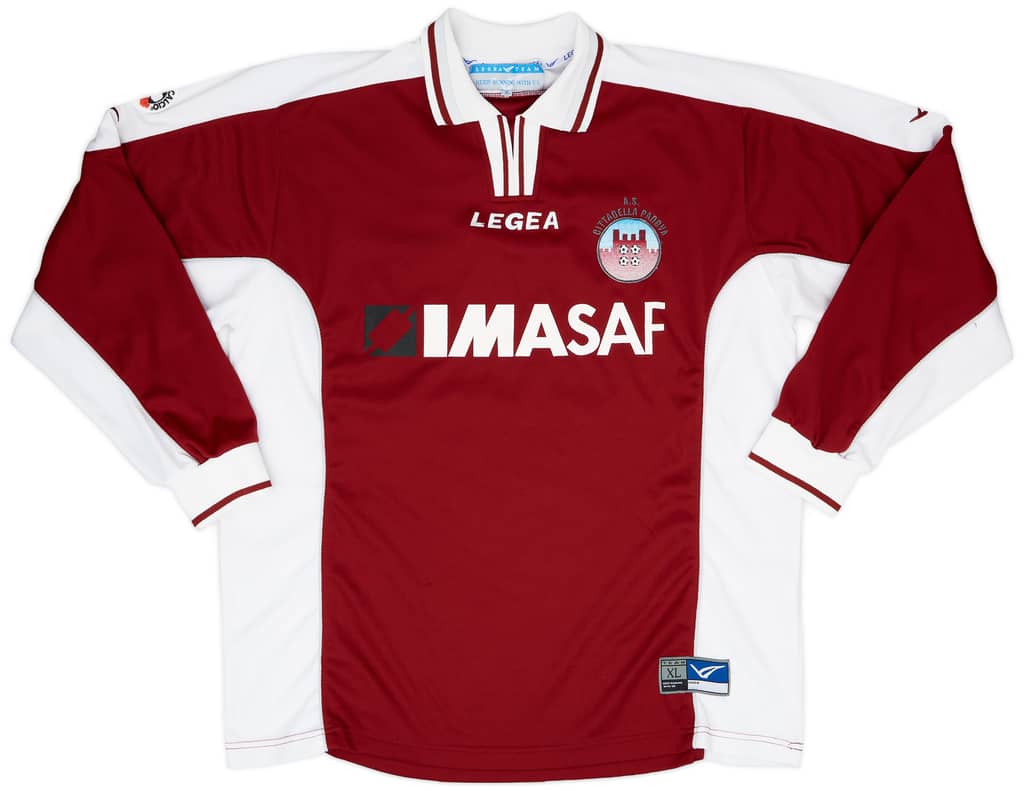 2001-02 Cittadella Match Issue Home L/S Shirt Ghirardello #10