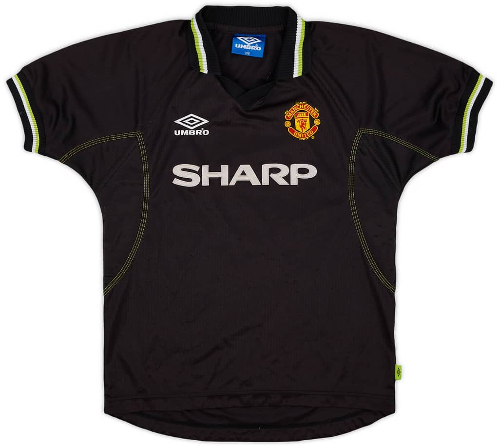 1998-99 Manchester United Third Shirt - 5/10 - (L.Boys)