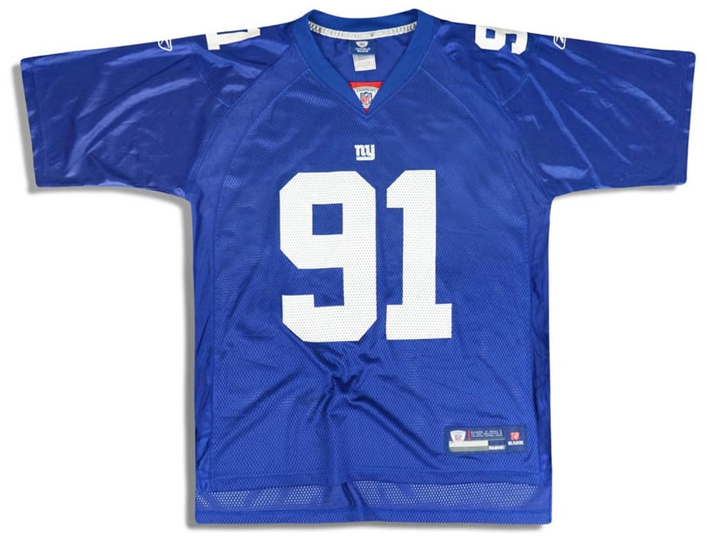 2008 New York Giants Tuck #91 Reebok On Field Jersey (Home) Y