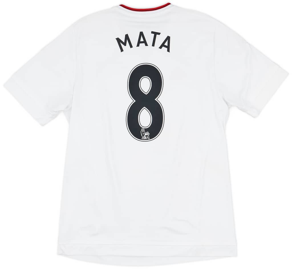2015-16 Manchester United Away Shirt Mata #8 - 9/10 - (L)