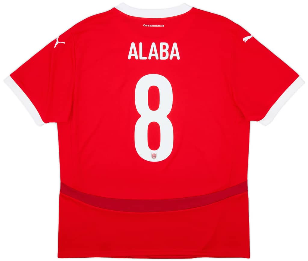 2024-25 Austria Home Shirt Alaba #8
