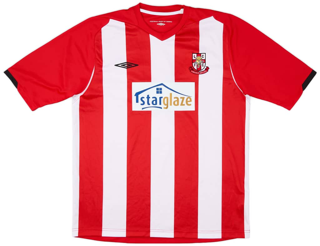 2007-08 Lincoln City Home Shirt - 8/10 - (XL)