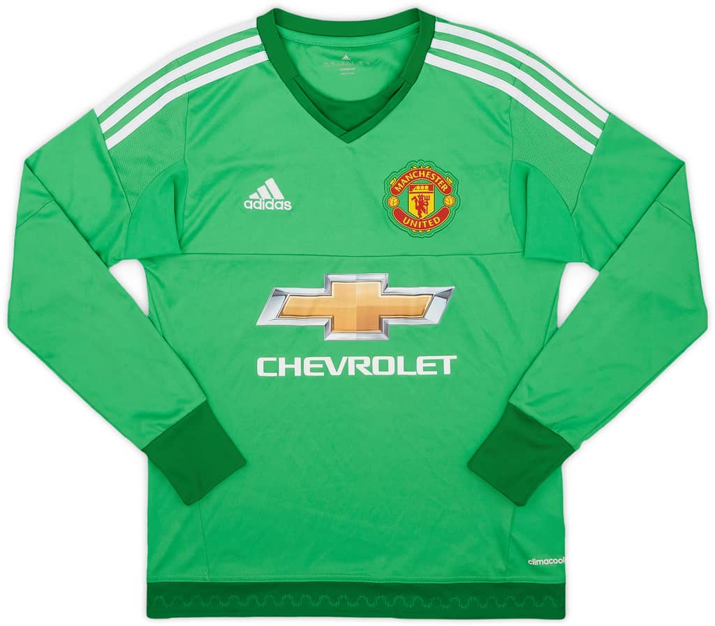 2015-16 Manchester United GK Shirt - 8/10 - (L.Boys)