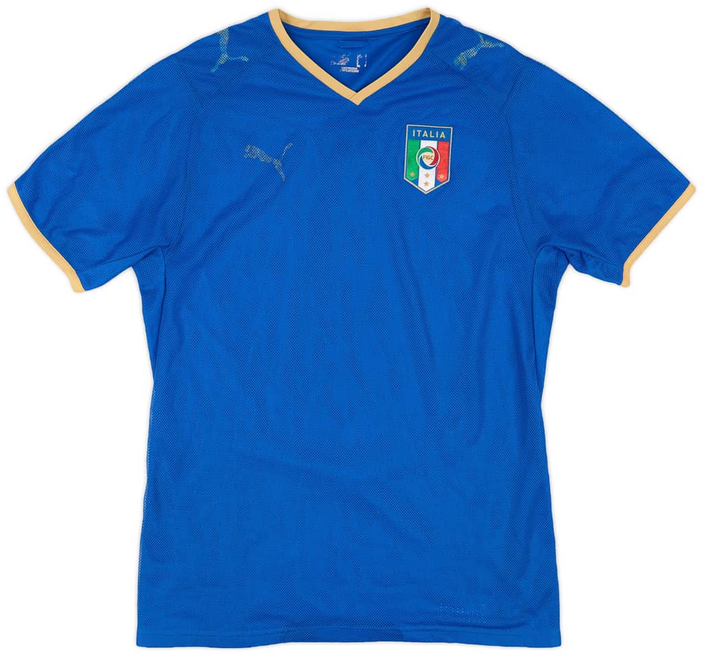 2007-08 Italy Home Shirt - 3/10 - (S)