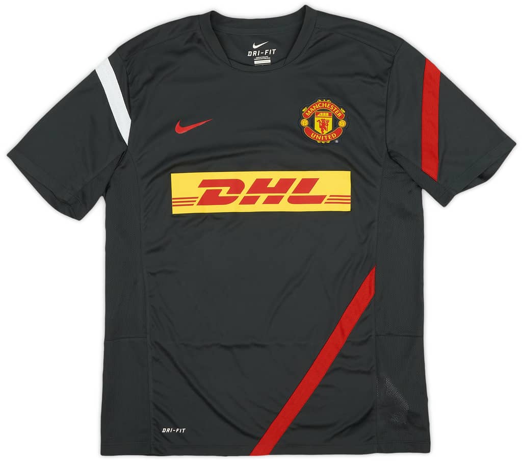 2012-13 Manchester United Nike Training Shirt - 8/10 - (L)