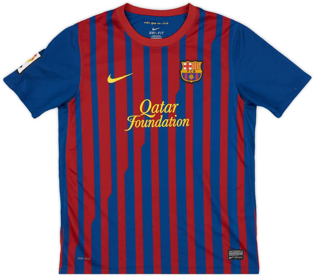 2011-12 Barcelona Home Shirt - 8/10 - (XL.Boys)
