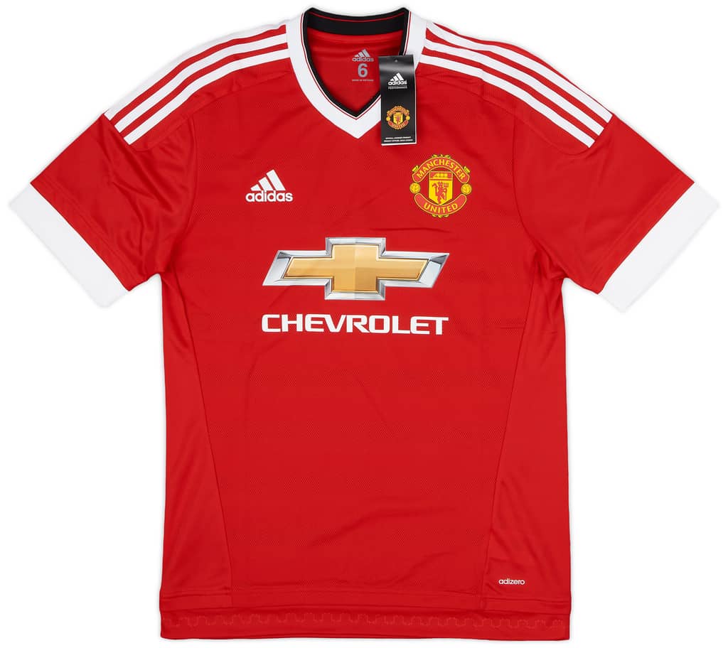 2015-16 Manchester United Player Issue Home Shirt Rooney #10 (M)