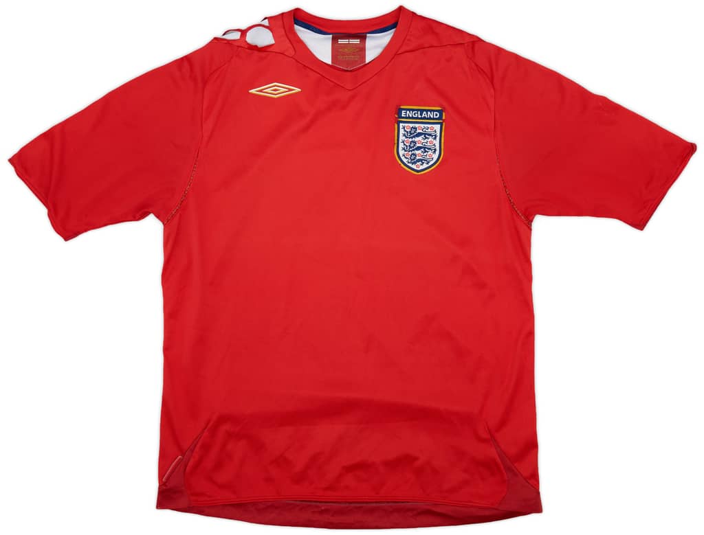 2006-08 England Away Shirt - 4/10 - (XL)