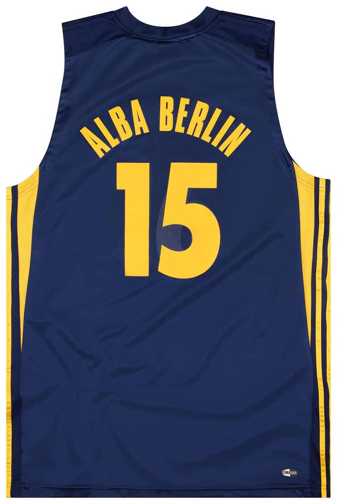 2006-08 Alba Berlin #15 adidas Jersey (Away) XXL