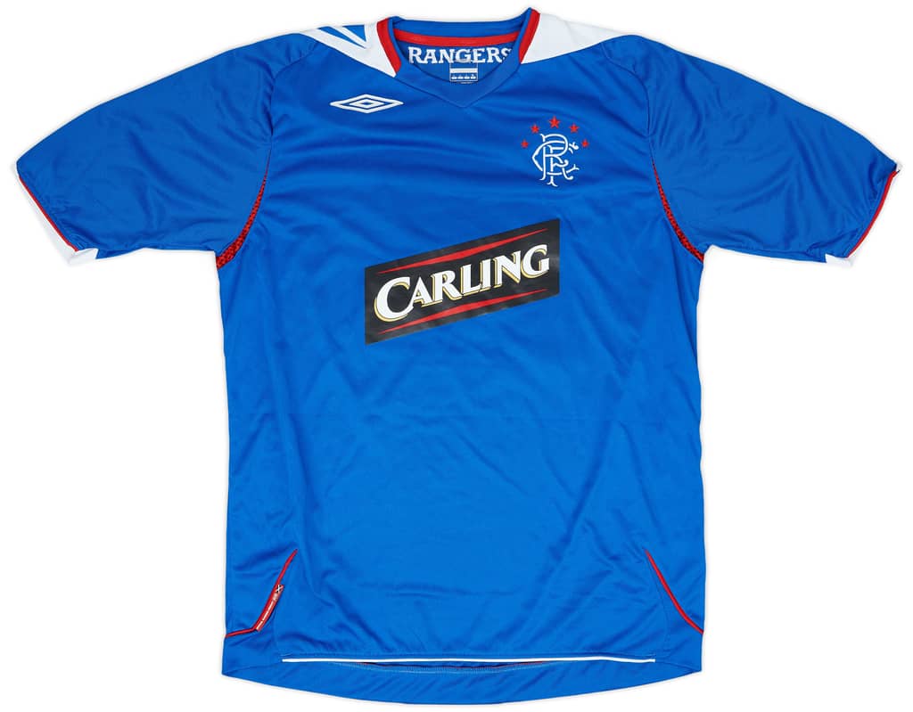 2006-07 Rangers Home Shirt Sebo #23 - 8/10 - (L)