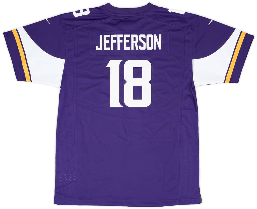 2020-24 Minnesota Vikings Jefferson #18 Nike Game Home Jersey (XL.Boys)