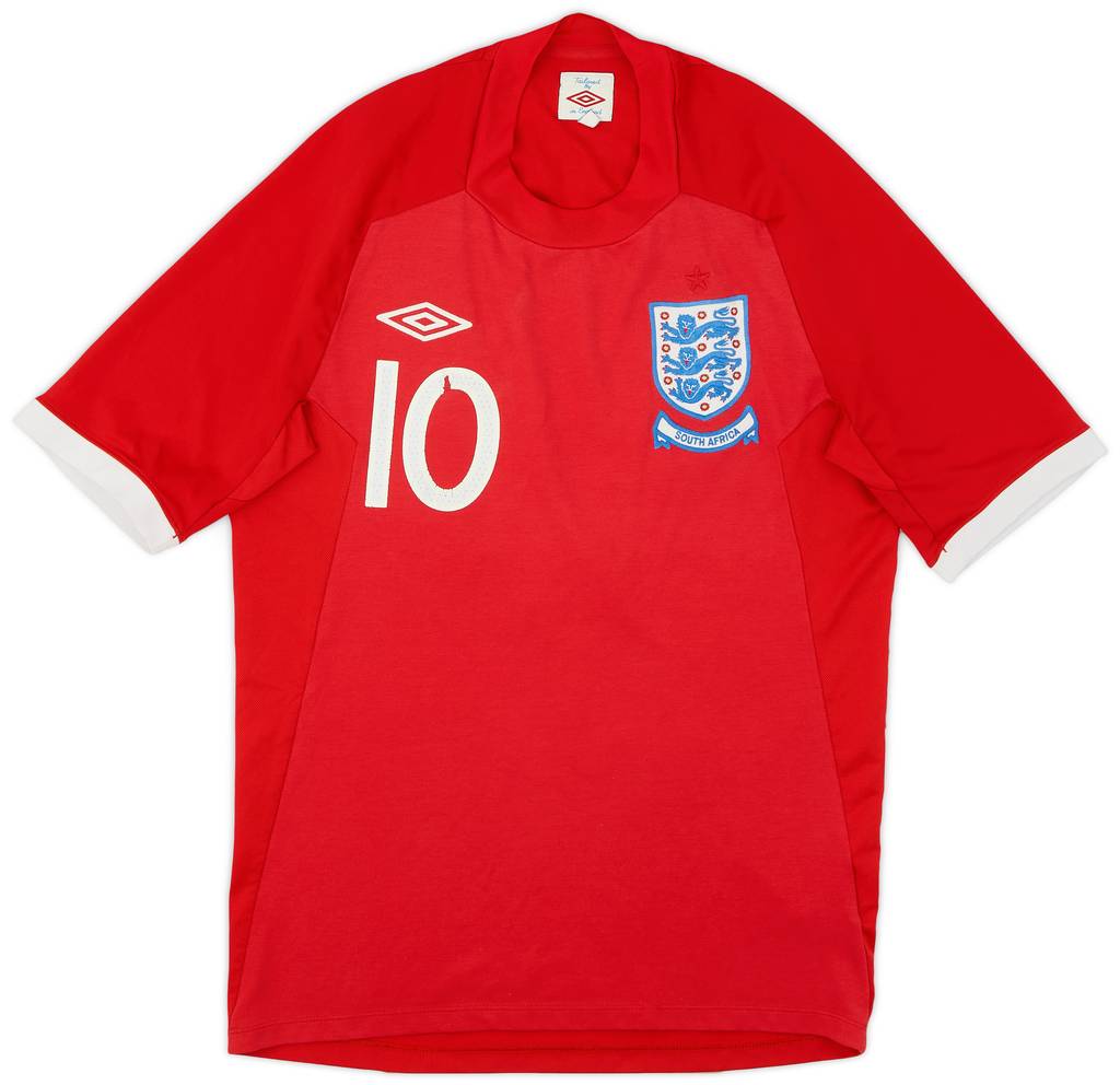 2010-11 England Away Shirt Rooney #10 - 5/10 - (S)