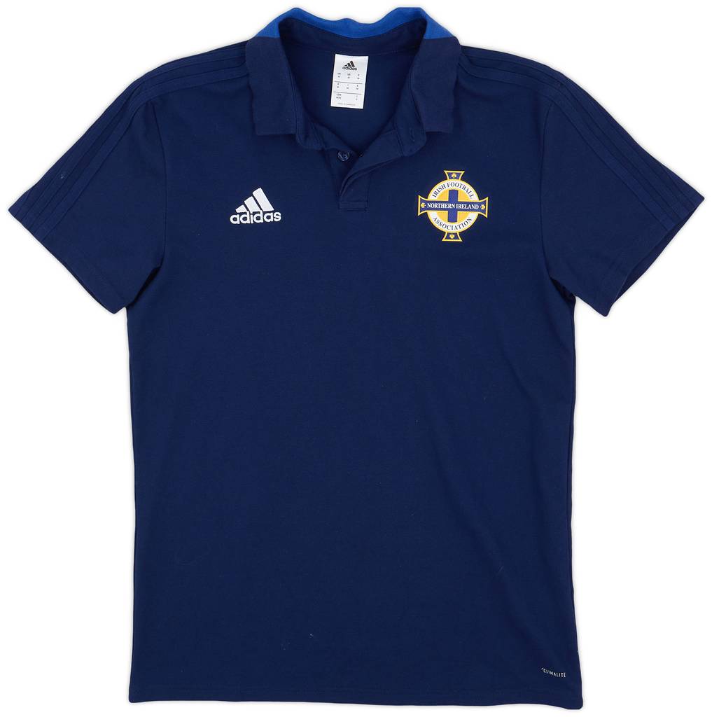 2018-19 Northern Ireland adidas Polo Shirt - 9/10 - (M)