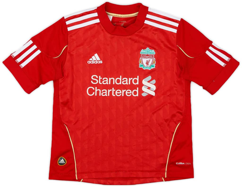 2010-12 Liverpool Home Shirt - 6/10 - (7-8 Years)