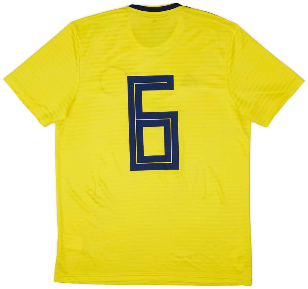 2017-18 Scotland Away Shirt #6 - 9/10 -  (L)