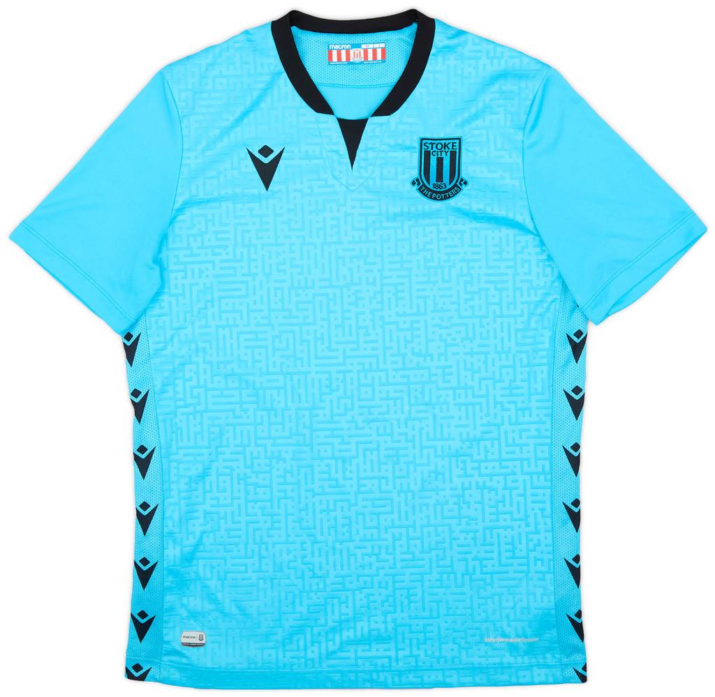 2021-22 Stoke City GK S/S Shirt - 7/10 - (S)