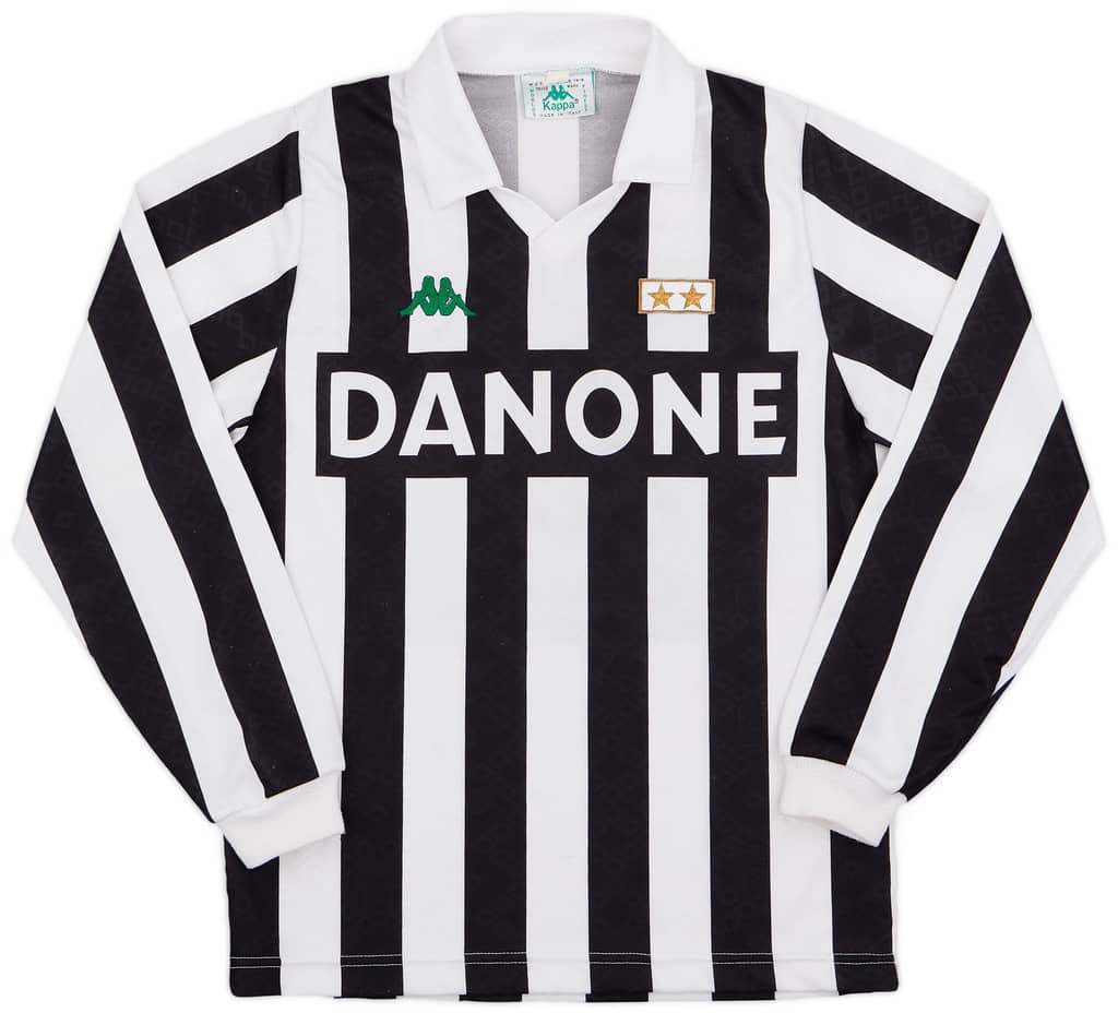 1992-94 Juventus Home L/S Shirt - 9/10 - (S)