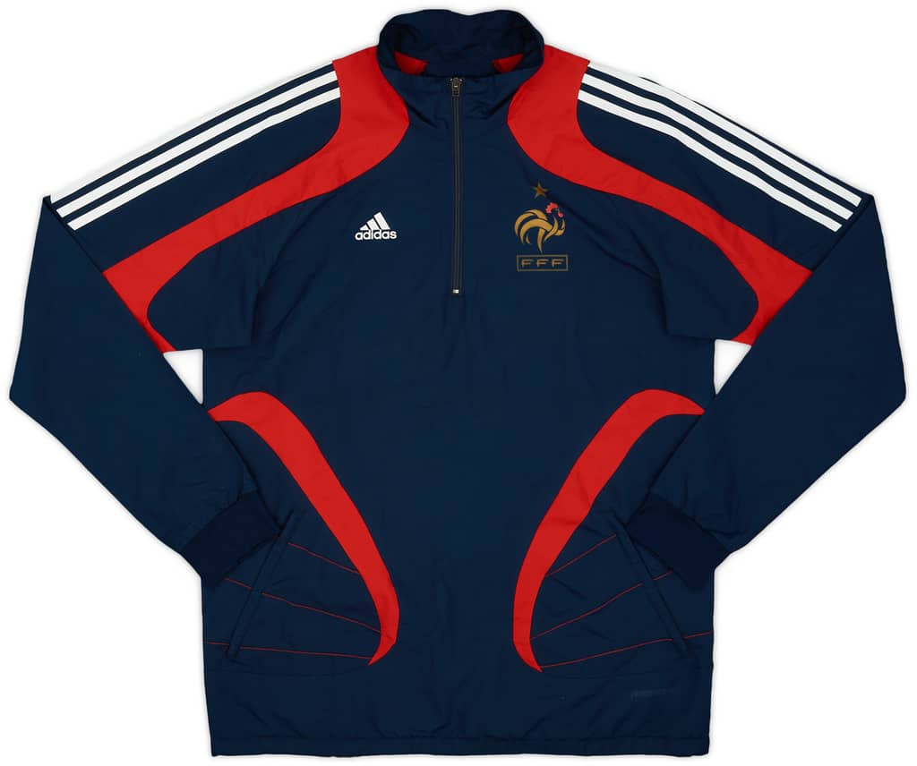 2008-09 France adidas Formotion 1/4 Zip Drill Top - 9/10 - (L)