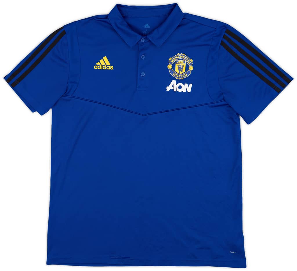 2019-20 Manchester United adidas Polo Shirt - 9/10 - (L)