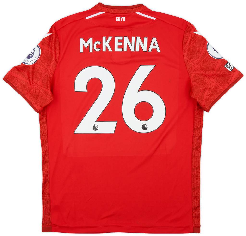 2022-23 Nottingham Forest Match Issue Home Shirt McKenna #26