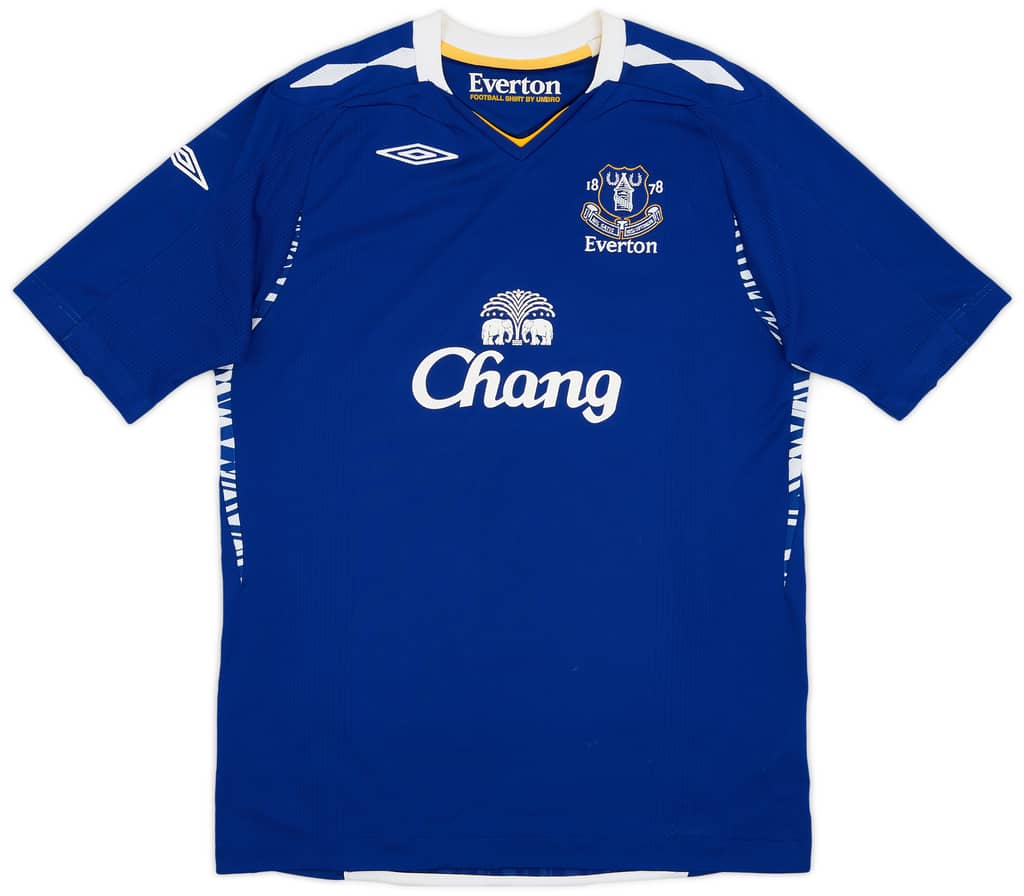 2007-08 Everton Home Shirt - 7/10 - (XL.Boys)
