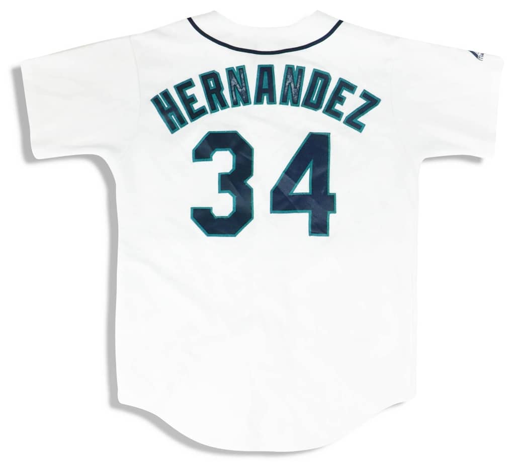 2009-12 Seattle Mariners Hernández #34 Majestic Jersey (Home) Y