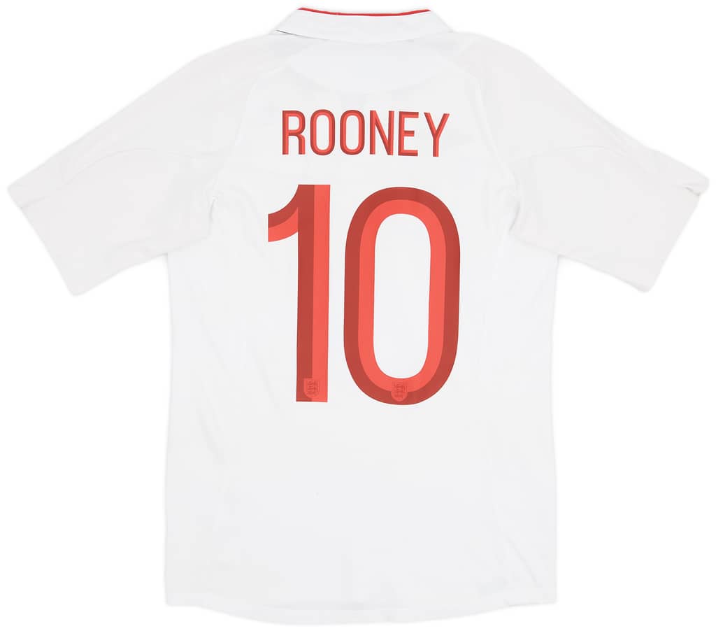 2012-13 England Home Shirt Rooney #10 - 8/10 - (XS)