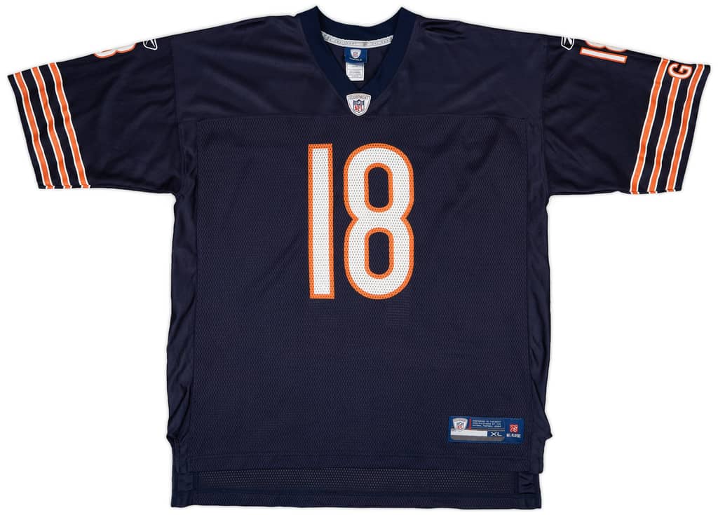 2011 Chicago Bears Sanzenbacher #18 Reebok On Field Home Jersey - 8/10 - (XL)