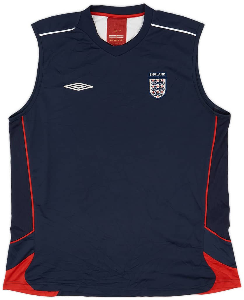 2006-07 England Umbro Training Vest - 7/10 - (XXL)