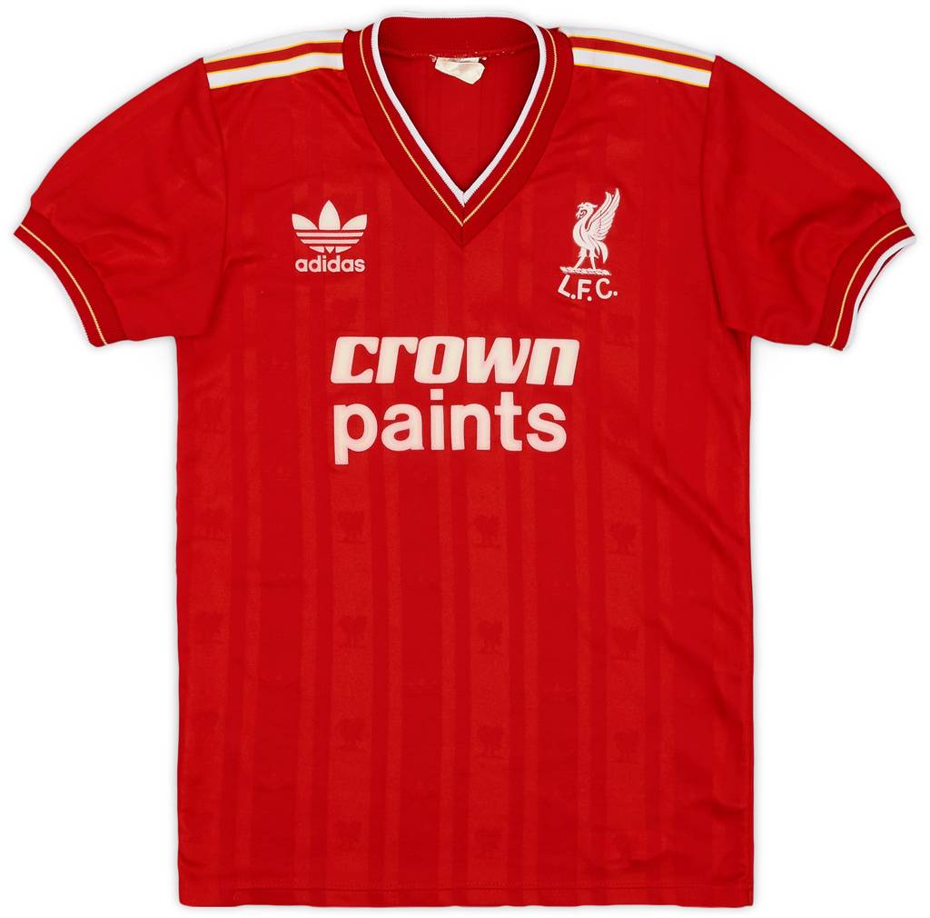 1986-87 Liverpool Home Shirt - 9/10 - (Y)