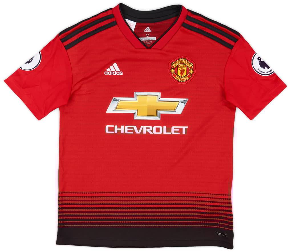 2018-19 Manchester United Home Shirt - 9/10 - (M.Boys)