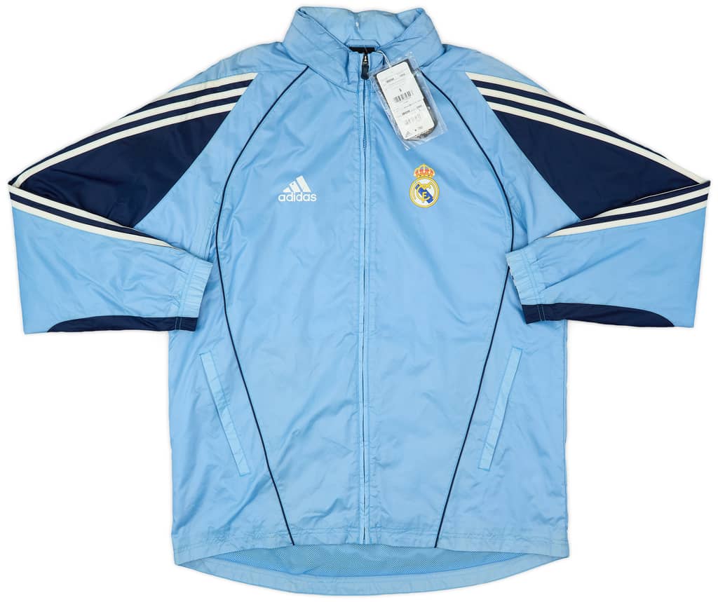 2005-06 Real Madrid adidas Hooded Rain Jacket (M)