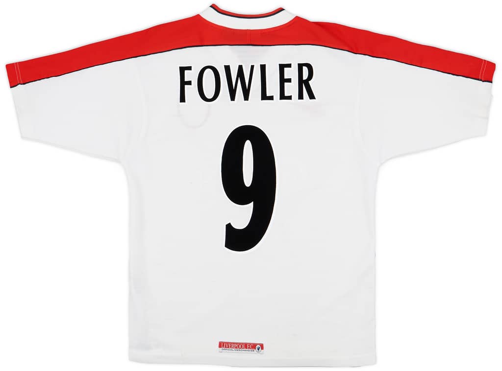1998-99 Liverpool Away Shirt Fowler #9 - 5/10 - (S)
