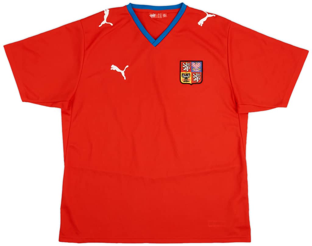 2008-09 Czech Republic Basic Home Shirt - 9/10 - (XL)
