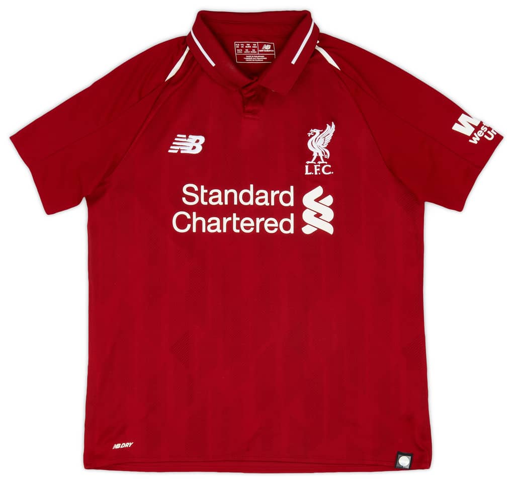 2018-19 Liverpool Home Shirt - 9/10 - (XL.Boys)