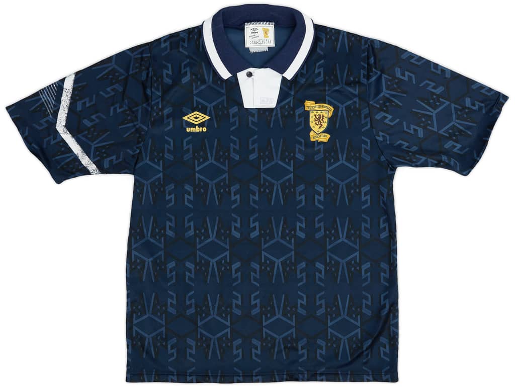 1991-94 Scotland Home Shirt - 8/10 - (L)