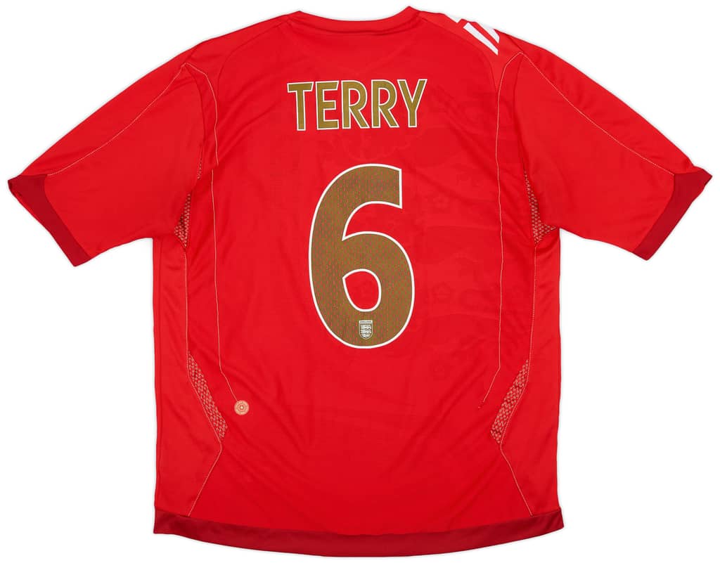 2006-08 England Away Shirt Terry #6 - 6/10 - (L)
